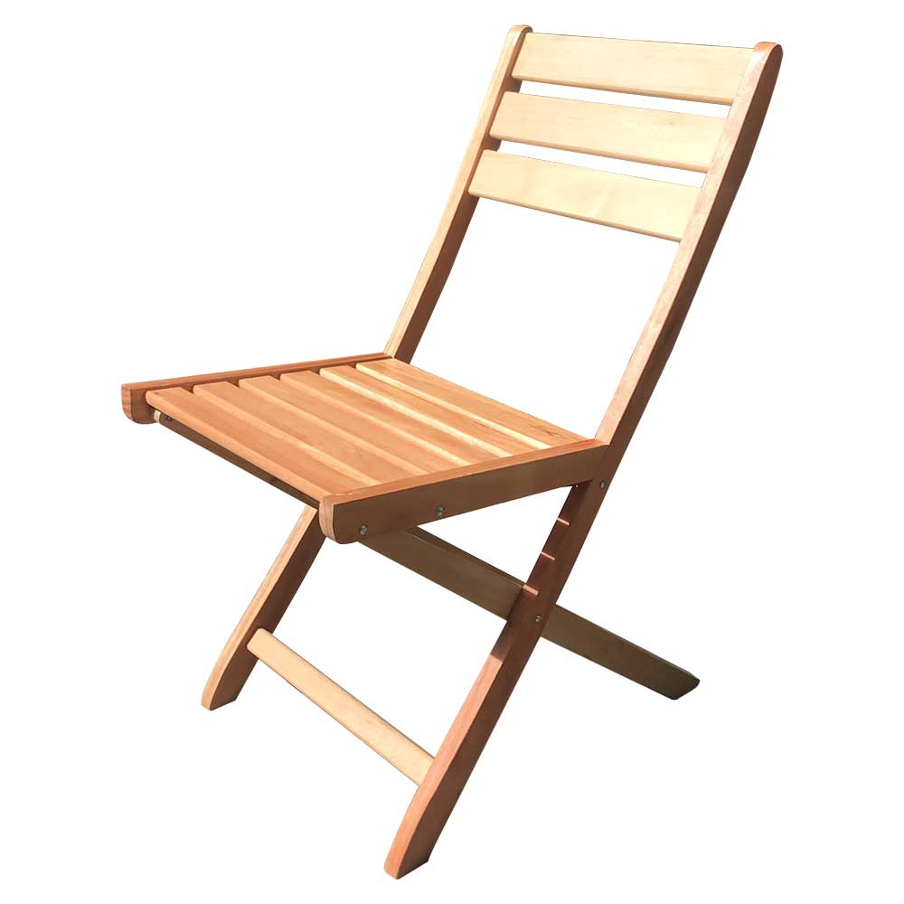 Silla madera plegable de eucalipto