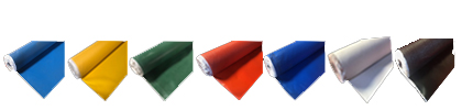 Colores de tela vinílica